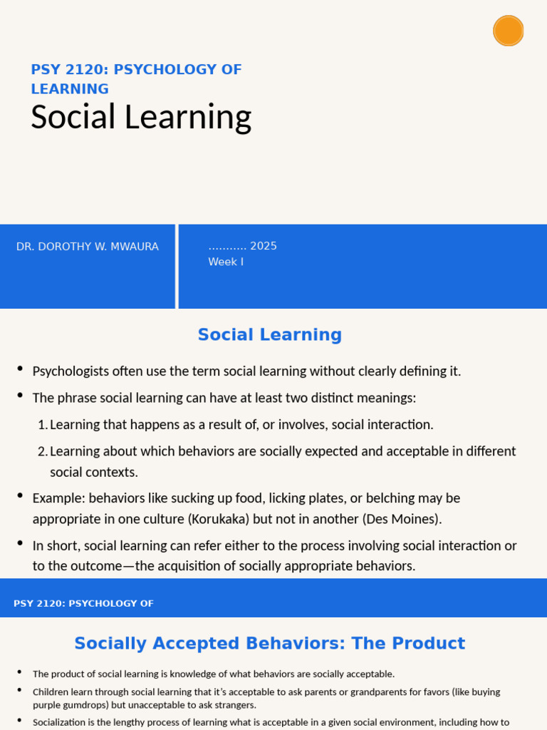 Symbolic Models in Social Learning | PDF | Behaviorism | Imitation