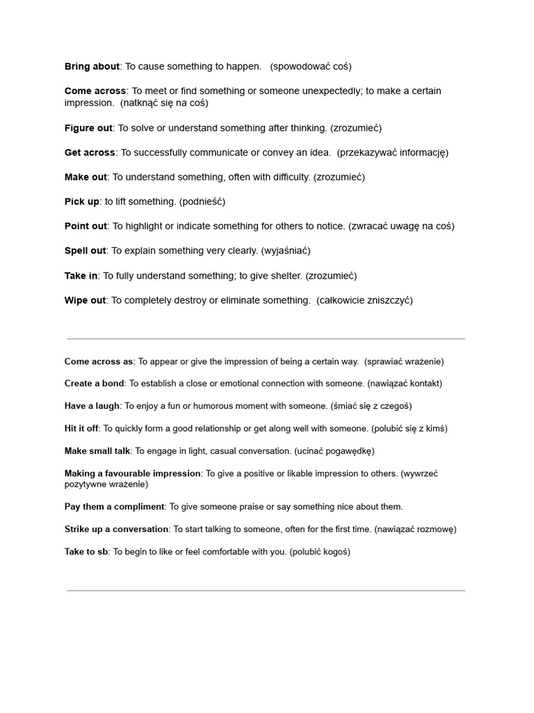 Essential English Phrases and Emotions | PDF