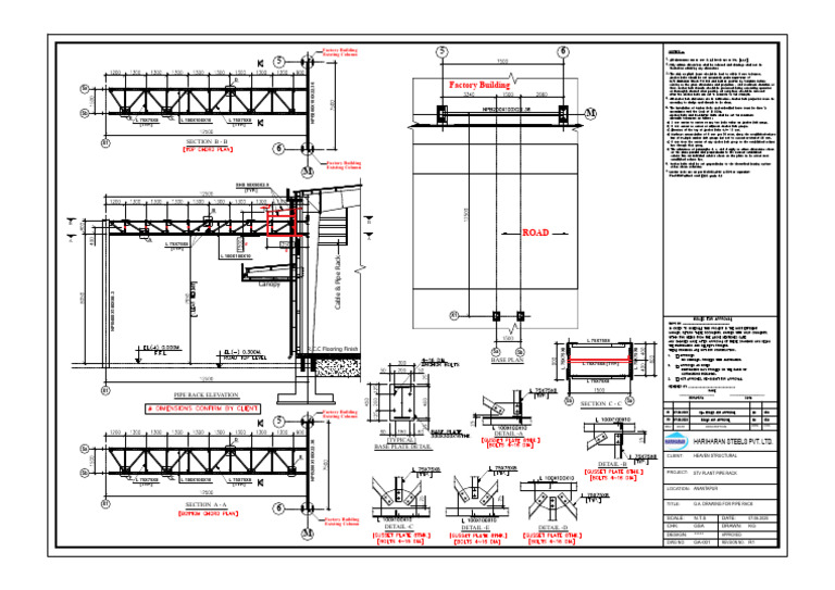 Factory Building: Section B - B | PDF