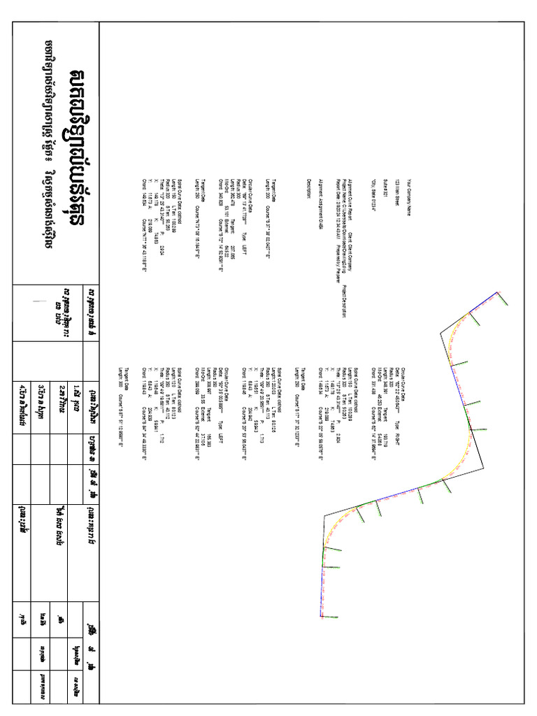 Alignment Curve Report Summary | PDF | Circle | Classical Geometry