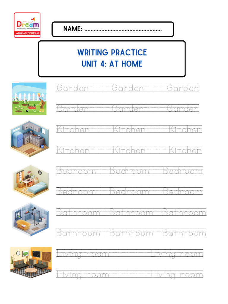 WS10 - Unit 4 - at Home | PDF