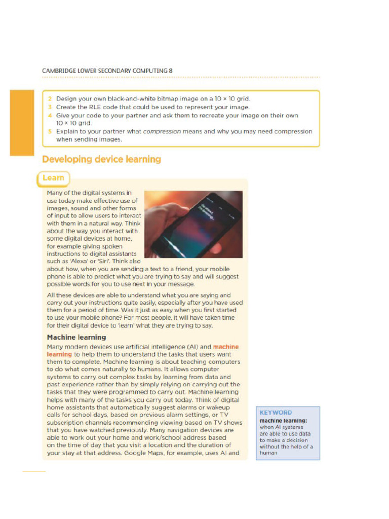 Textbook Content of Developing Device Learning | PDF