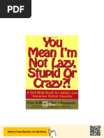 You Mean I M Not Crazy | PDF | Attention Deficit Hyperactivity