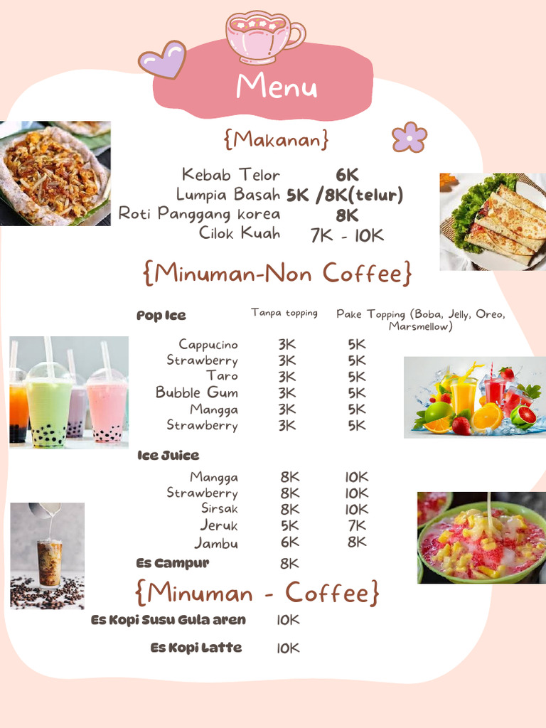 Menu Kopo 3 | PDF