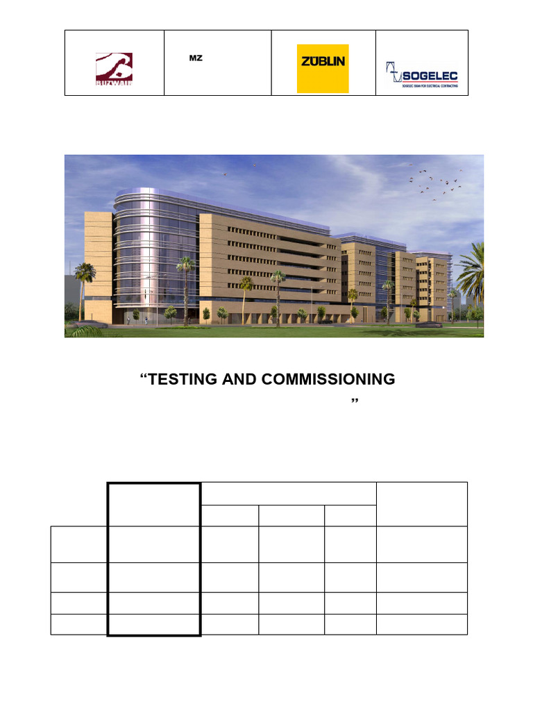 HVAC Testing & Commissioning Method Statement | PDF | Duct (Flow)