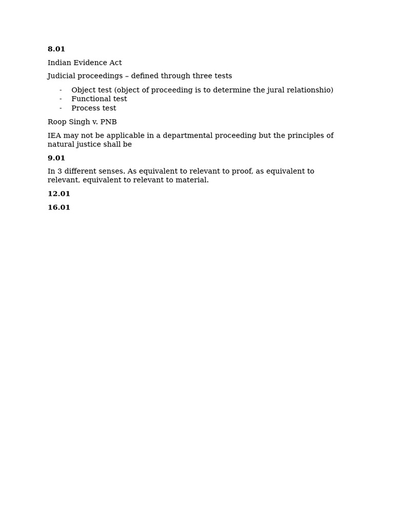 Evidence | PDF