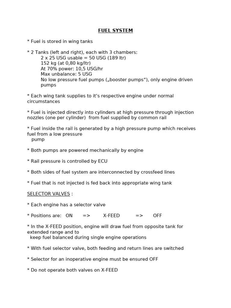 Aircraft Fuel, Landing Gear, and Electrical Systems | PDF | Pump | Engines