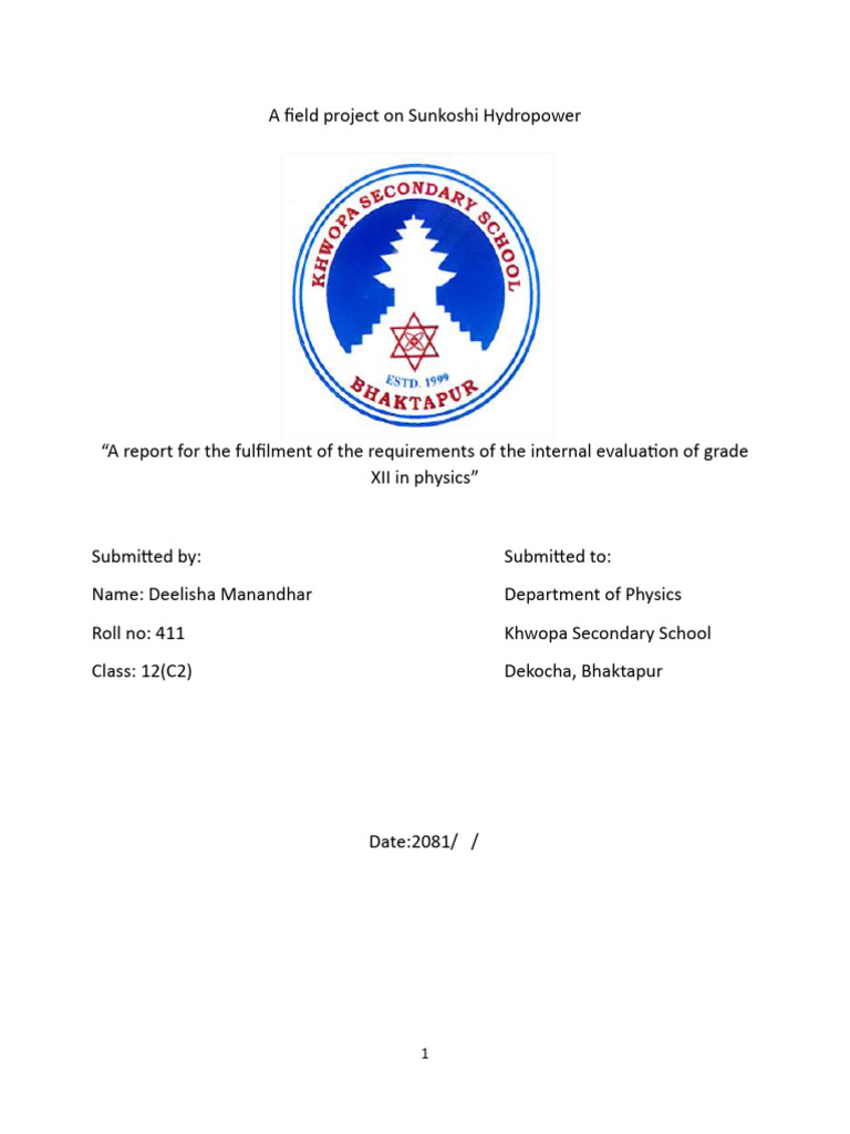 Sunkoshi Hydropower Project Overview | PDF | Spillway | Dam