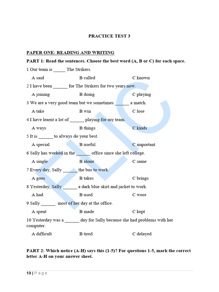 Test 3 | PDF | Workweek And Weekend