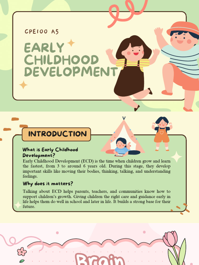 Early Childhood Development Overview | PDF | Cognitive Development ...