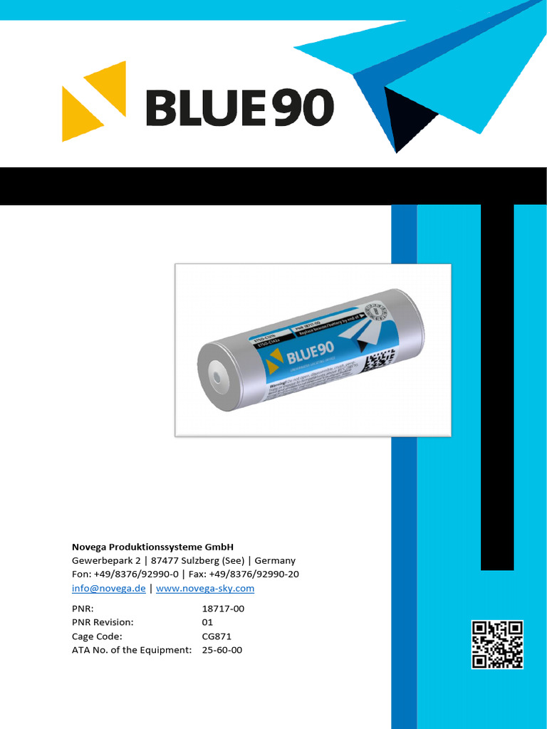 BLUE90 Maintenance Manual Overview | PDF | Flight Recorder