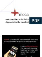 Moca Mobile: Scalable Imaging And: Diagnosis For The Developing World