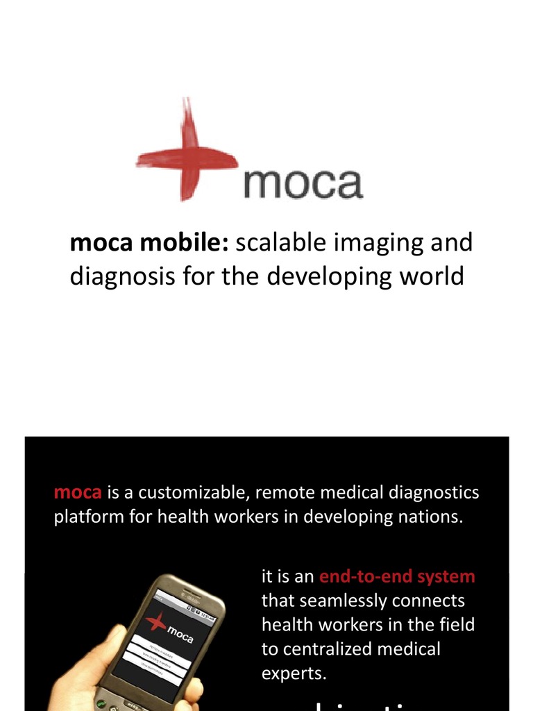 MOCA Mobile: Remote Diagnostics for Health Workers | PDF | Computers