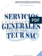 Servicios Generales Teur Sac Brochure 2012
