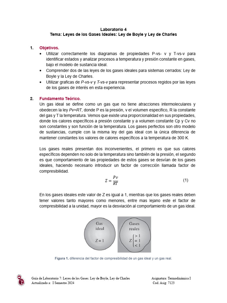 Leyes de Gases: Boyle y Charles | PDF | Gases | Calor