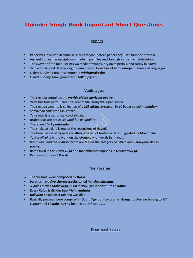 Key Concepts in Indian Literary History | PDF | Vedas | Puranas