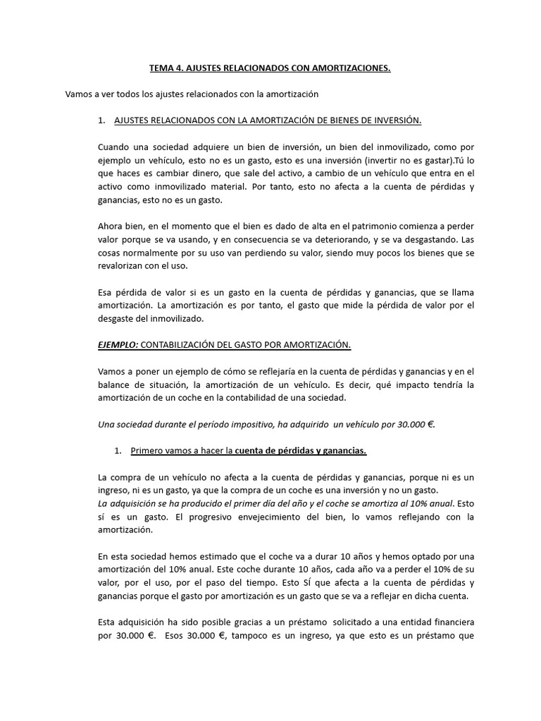 Tema 4 PDF | PDF | Estado de resultados | Contabilidad