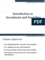 Introduction To Investment and Securities