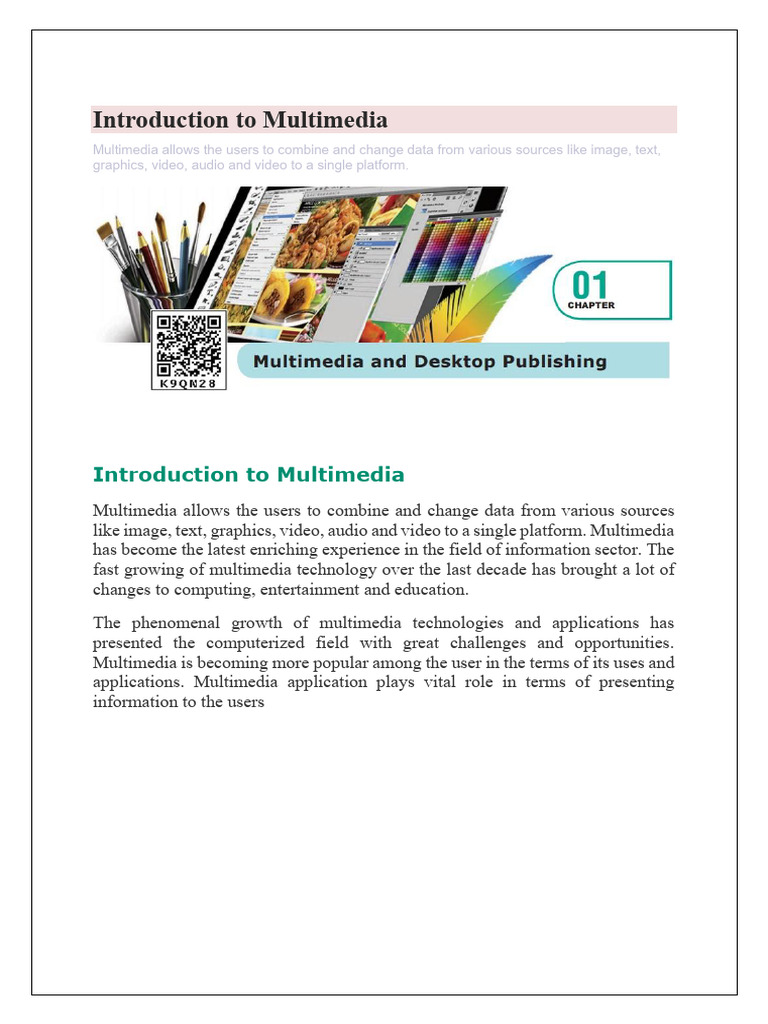 Understanding Multimedia Components | PDF | Computer Network | Databases