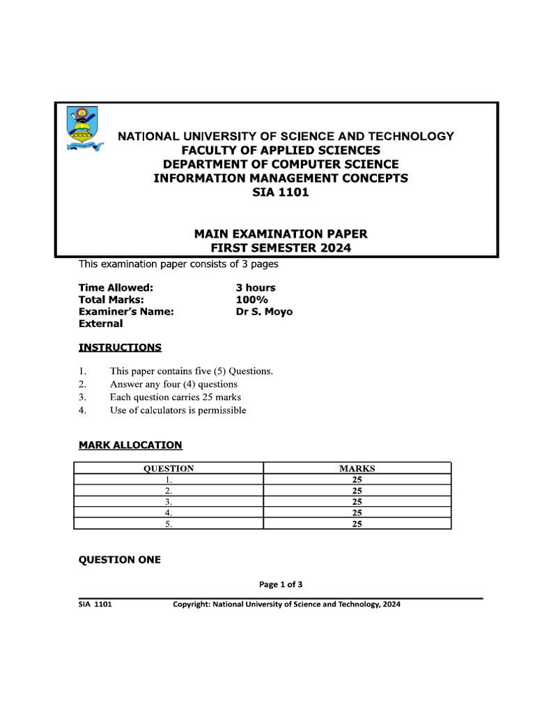 Sia 1101 2024 | PDF