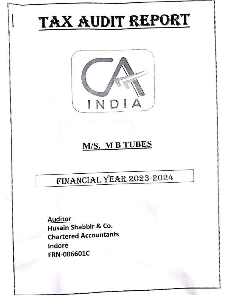Audit Report Fy23-24 - 250609 - 165056 | PDF