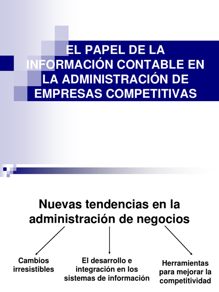 El Papel de La Información Contable HAROLPEREZEXPOSICION | PDF ...