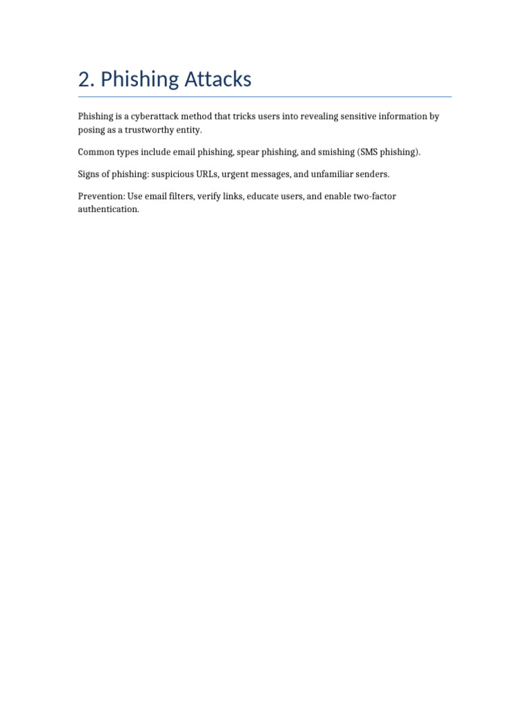 Understanding Phishing Attacks and Prevention | PDF