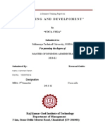 Download Training and Development Skill Gap Analysis Coca-cola by Shailesh Kumar SN87367387 doc pdf