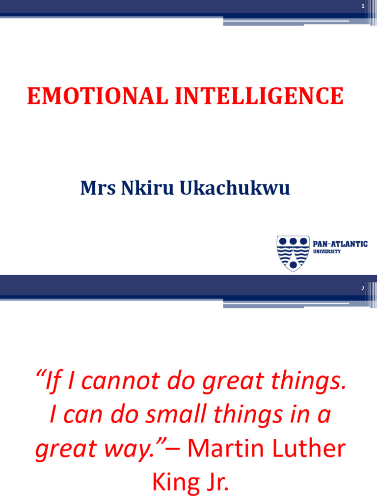 Understanding Emotional Intelligence Components | PDF | Emotions ...