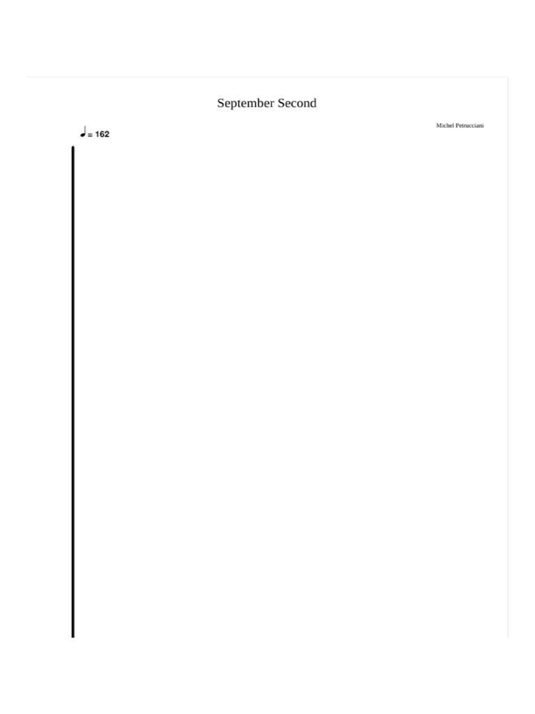 September Second | PDF