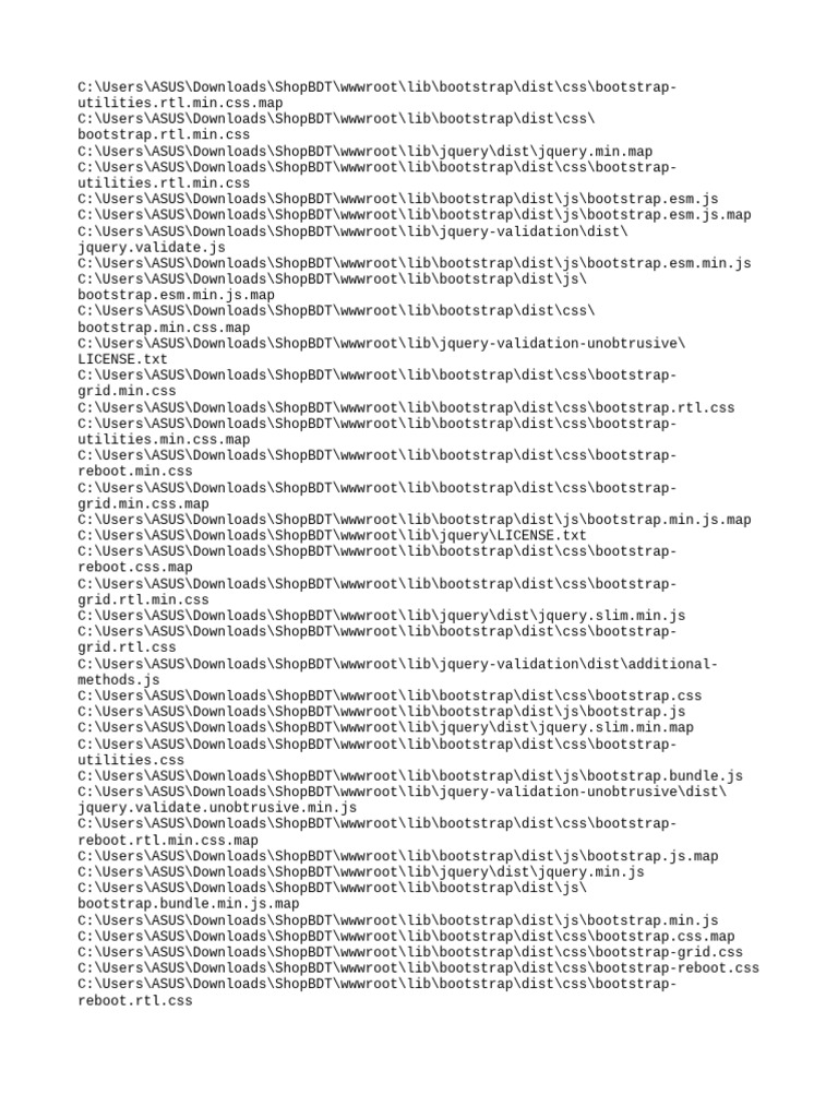 Staticwebassets upToDateCheck | PDF | Bootstrap (Front End Framework ...