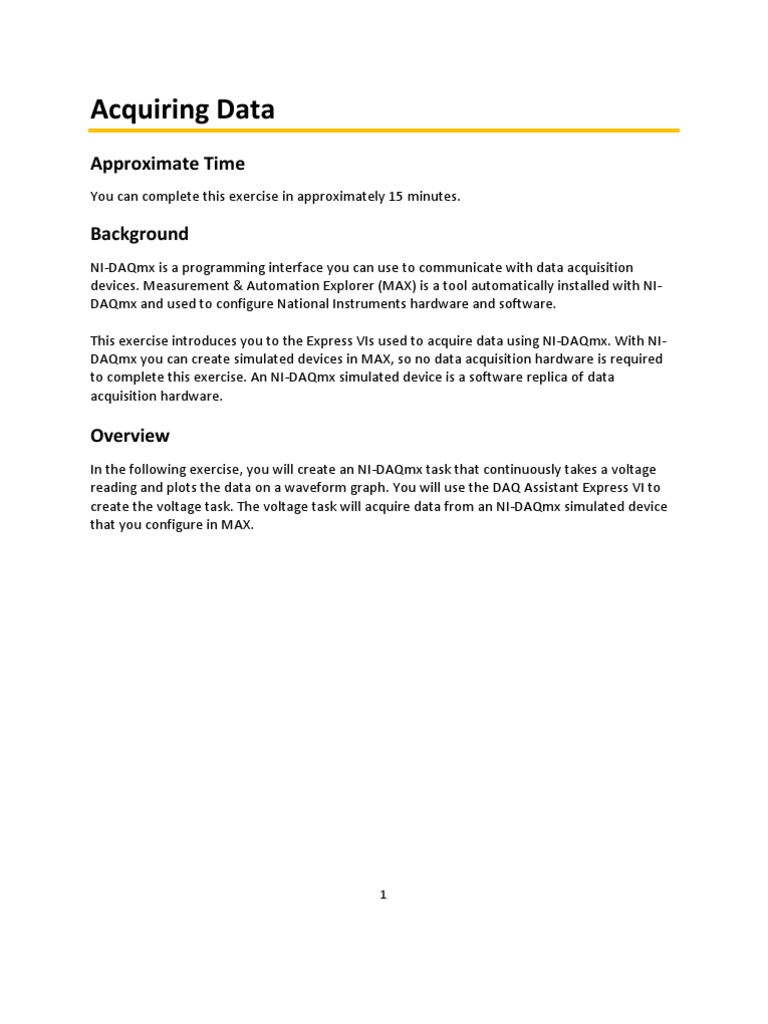 Acquire Data | PDF | Technology & Engineering