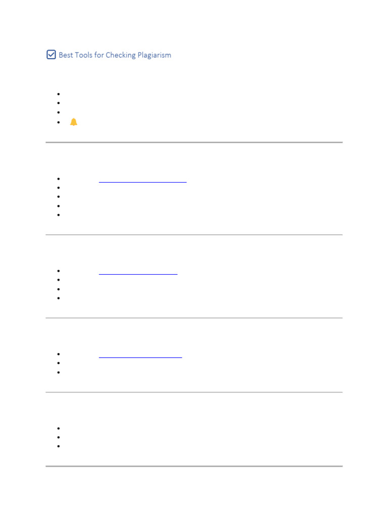 Best Tools for Checking | PDF