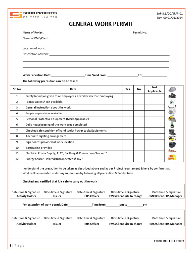 General Work Permit Guidelines | PDF