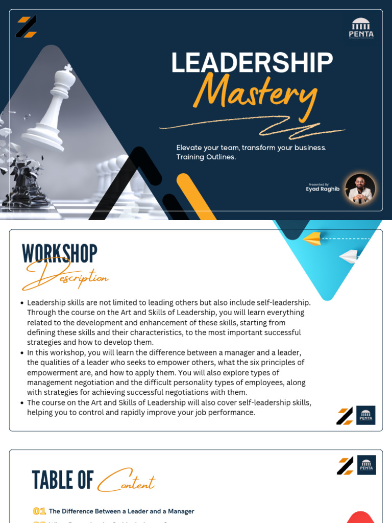 Leadership Skills Training Workshop | PDF