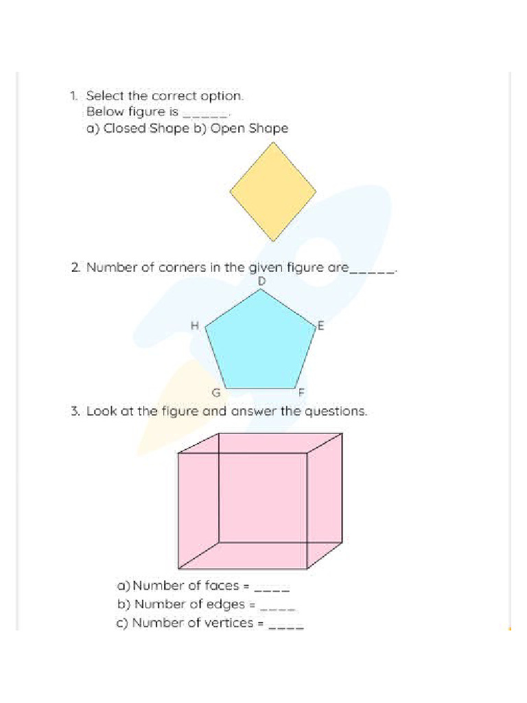 Aarna - Worksheet 3 Geometry | PDF