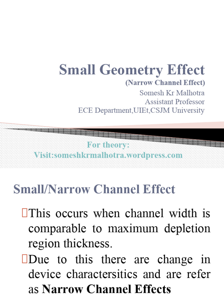 Small Geometry Effect: For Theory | PDF