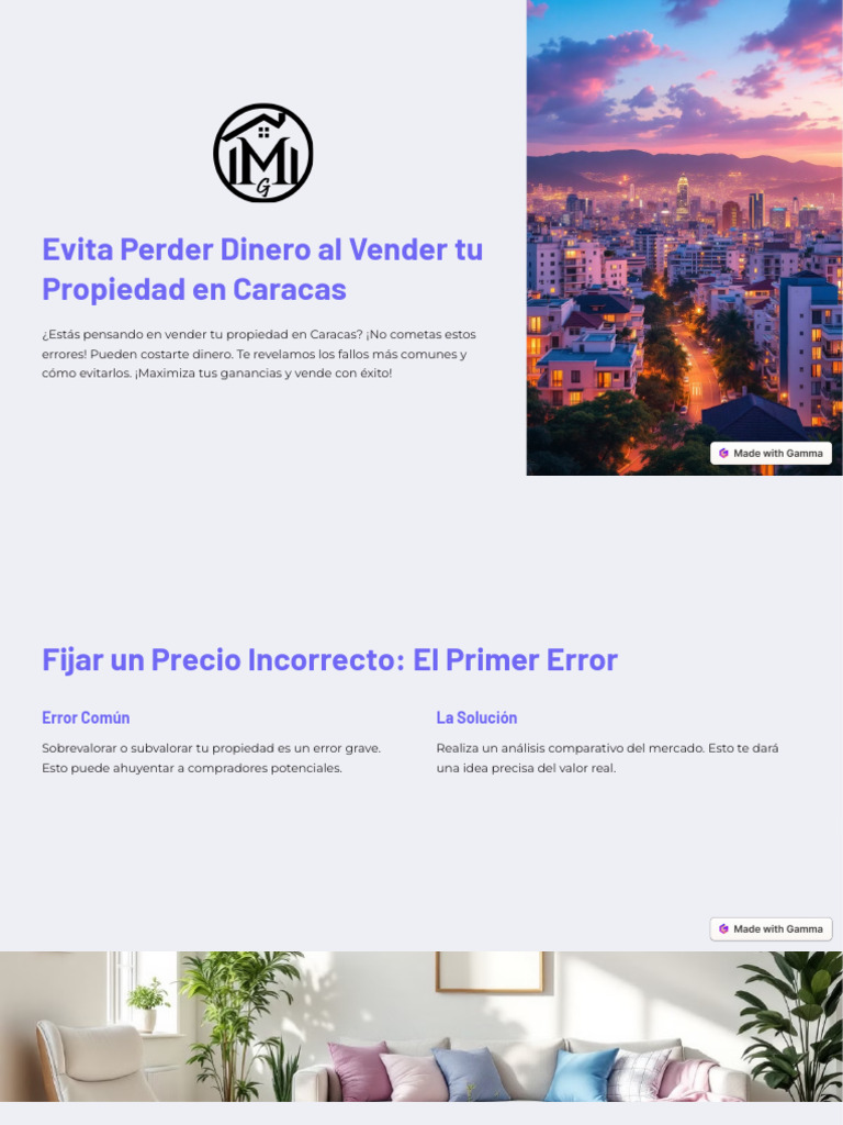 Evita Perder Dinero Al Vender Tu Propiedad en Caracas | PDF