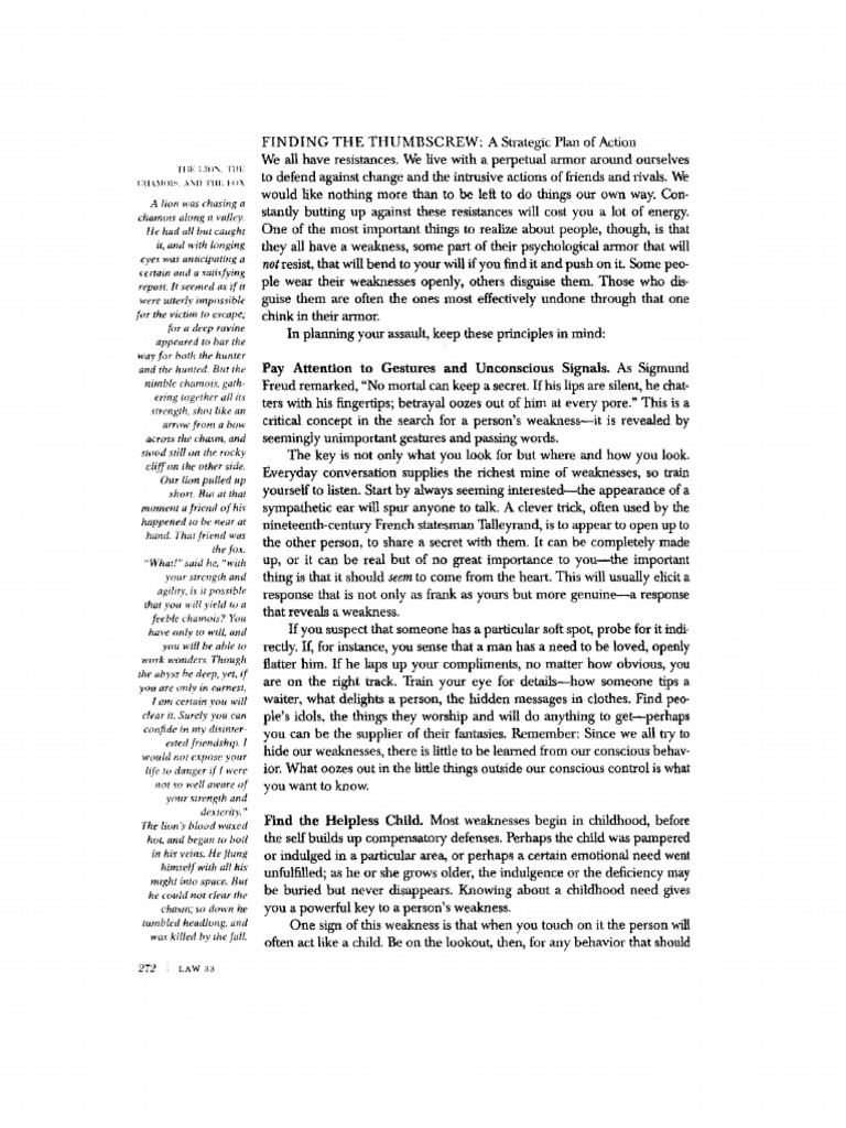 The+48+Laws+Of+Power 295-296 | PDF