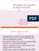 Implementation of Labor Laws and Policies