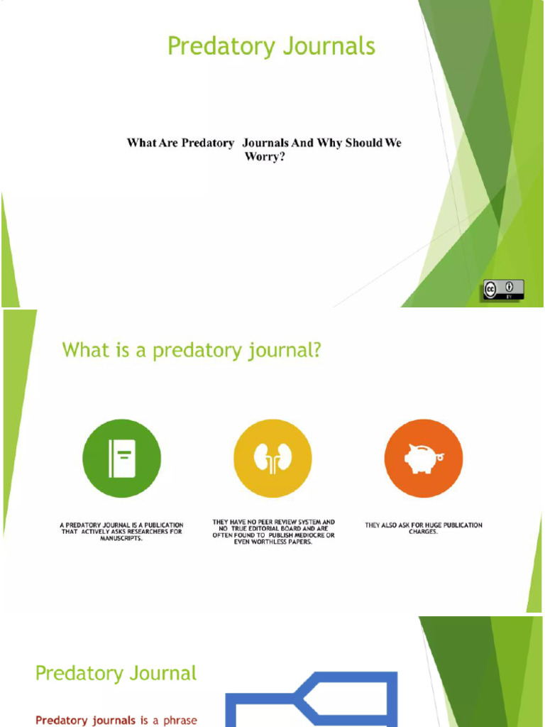 Predatory Journals Pdf
