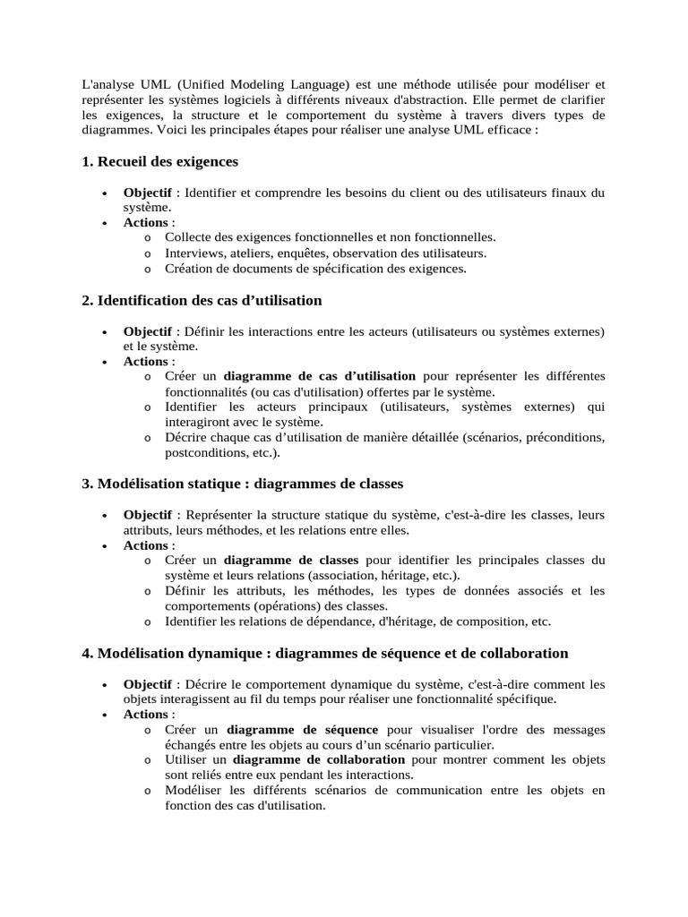 Guide de l'analyse UML efficace | PDF | Cas d'utilisation | Langage de ...