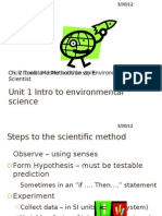 Ch. 2 Tools and Methods of Science