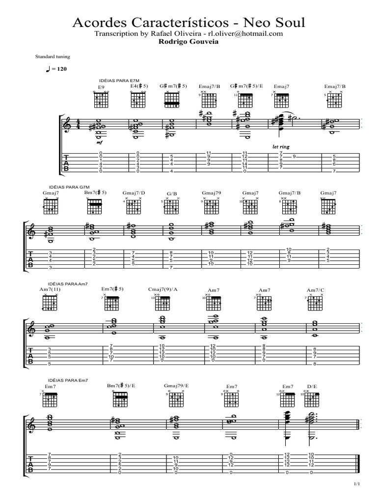 Neo Soul Chord Progressions Guide | PDF