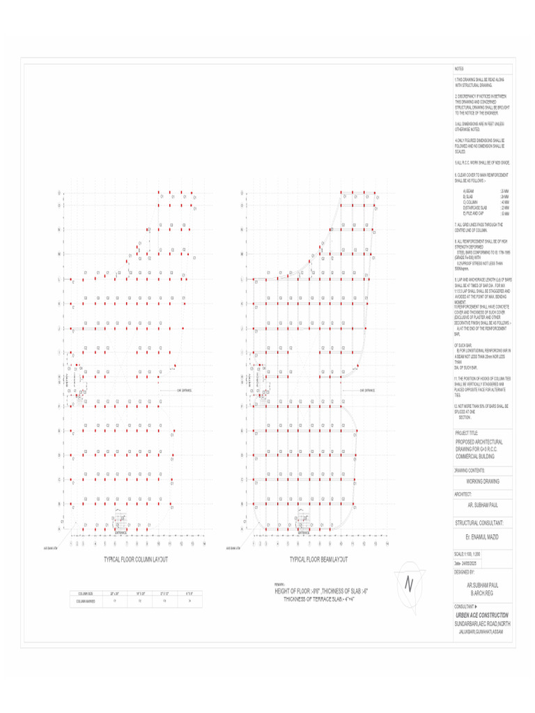 Plan and Layout Typical Floor R3 | PDF