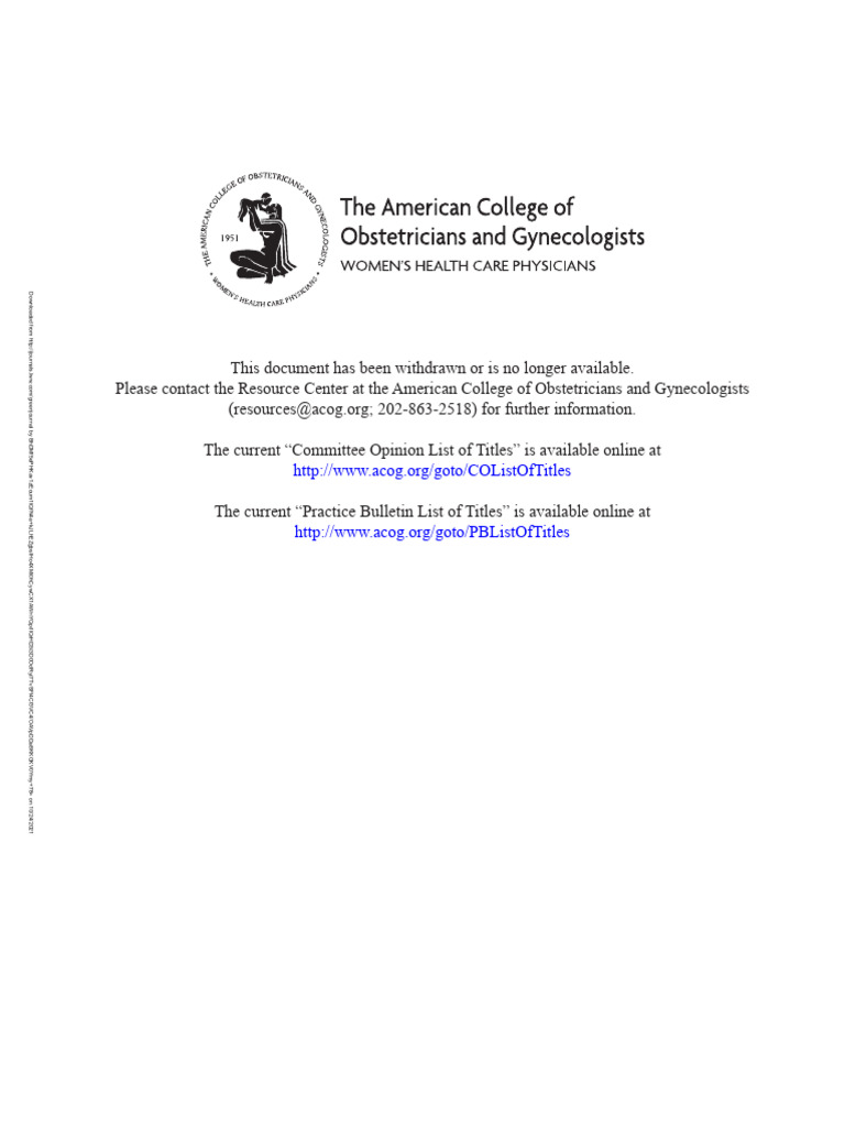 ACOG Practice Bulletin No 108 Polycystic Ovary.41 | PDF