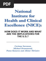 Download National Institute for Health and Clinical Excellence NICE How Does it Work and What are the Implications for the US Executive Summary by National Pharmaceutical Council SN8737637 doc pdf