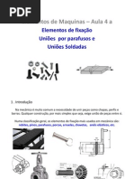 Elementos de maquinas - Aula 4 - Elementos de fixação - parafusos