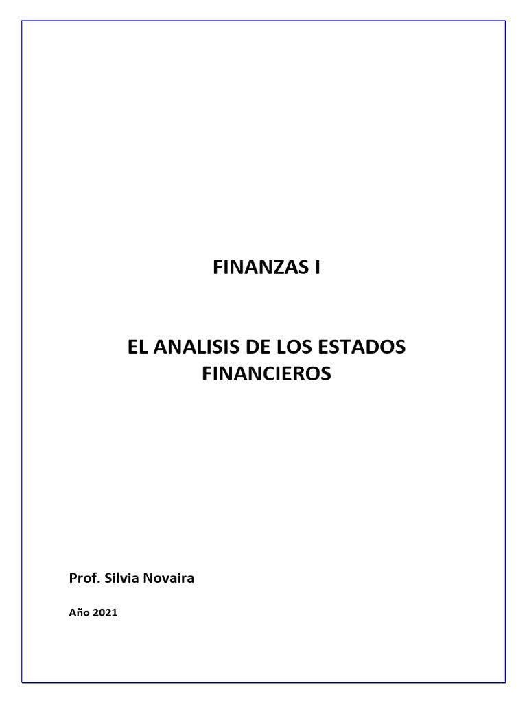 Análisis de Estados Financieros y Ratios | PDF | Estado de resultados ...