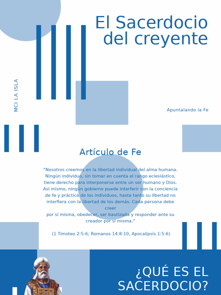 El Sacerdocio Del Creyente | PDF | Sacerdote | Cristo (título)